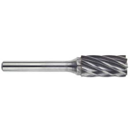 Morse Carbide Burr, Series 5970, Plain, 58 Head Dia, 1 Length of Cut, 234 Overall Length, Cylindric 59628